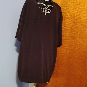 White Stag Women's Crew Neck Sweater - Deep Brown